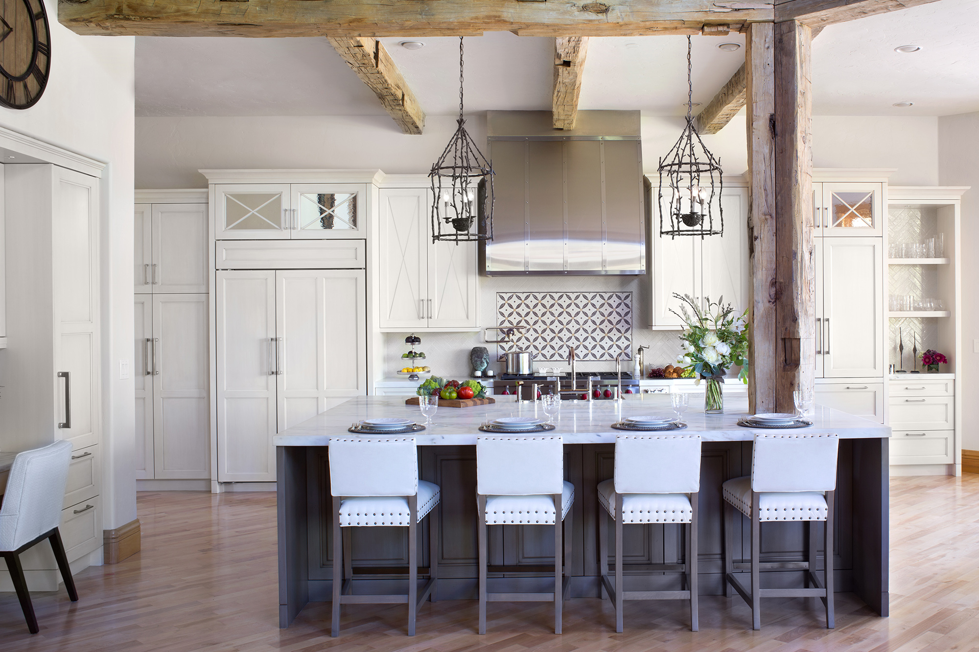 Custom cabinetry in high-end kitchen by William Ohs in Denver