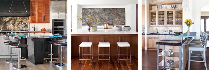 Gallery of custom-made cabinets for kitchens by William Ohs in Denver