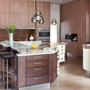 beautiful brown cabinets