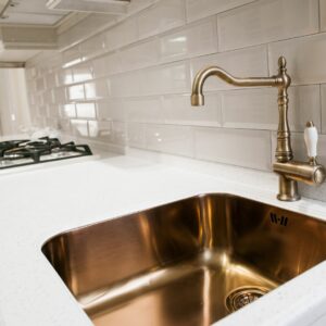 A luxury kitchen sink.